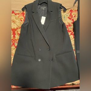 Banana Republic tuxedo vest double breast size 6